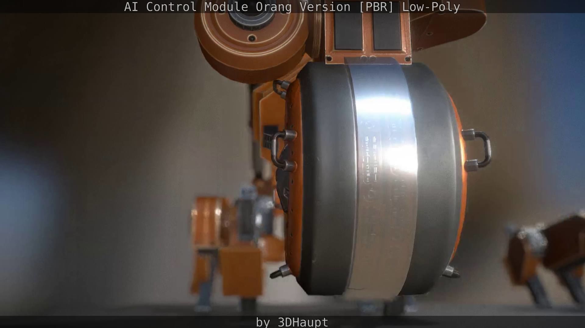 AI Control Module Orang Version Low-poly 3D model_91