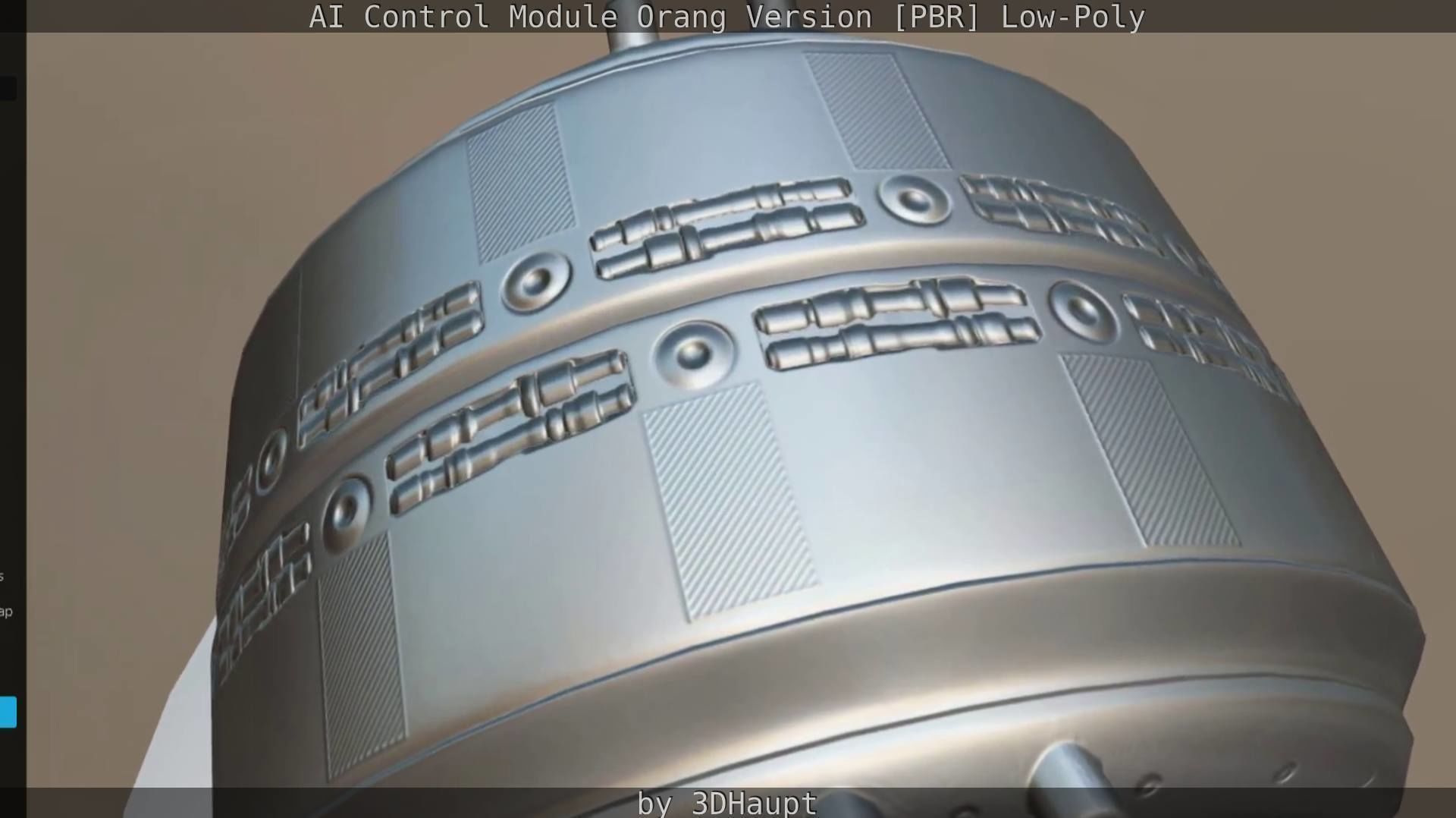 AI Control Module Orang Version Low-poly 3D model_61