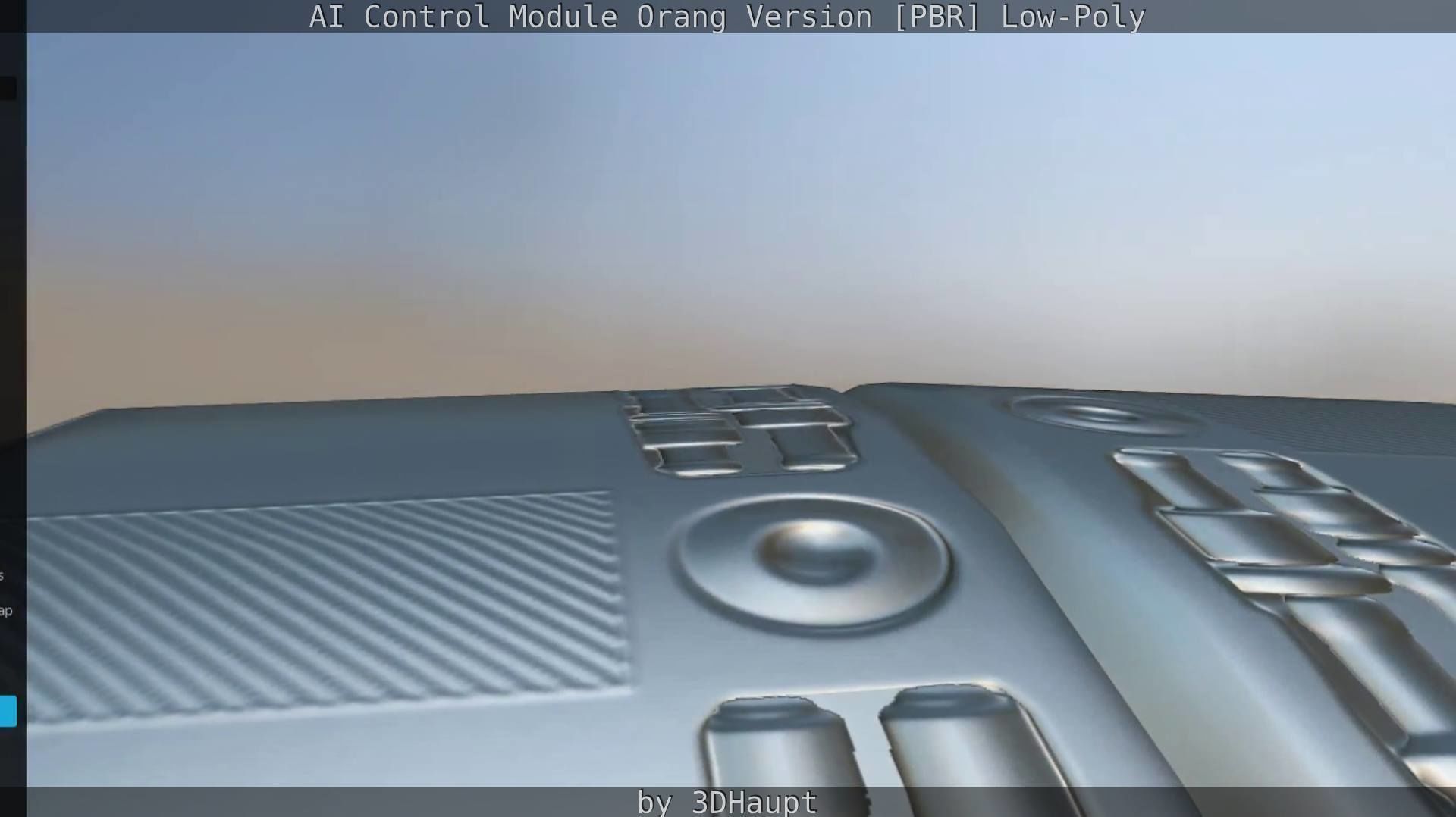 AI Control Module Orang Version Low-poly 3D model_66