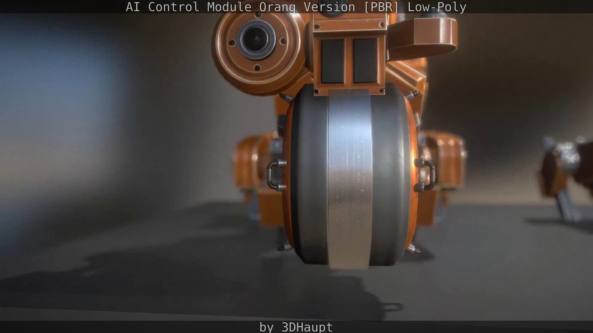 AI Control Module Orang Version Low-poly 3D model_95