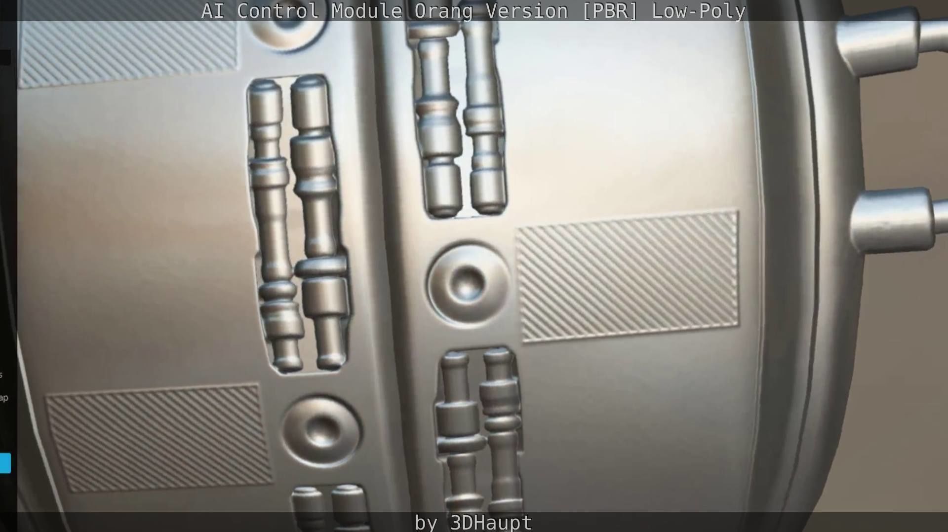 AI Control Module Orang Version Low-poly 3D model_63