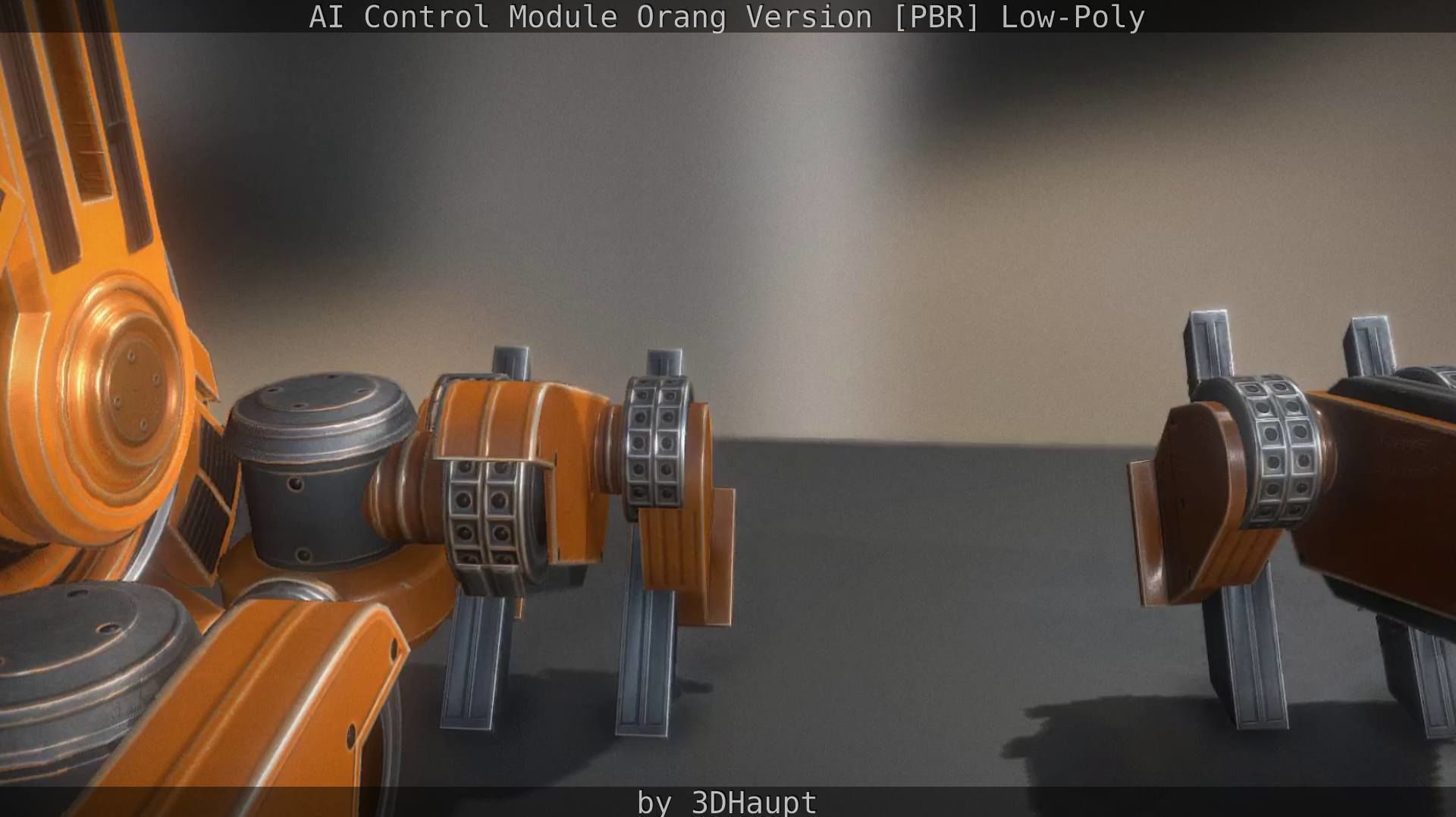 AI Control Module Orang Version Low-poly 3D model_84