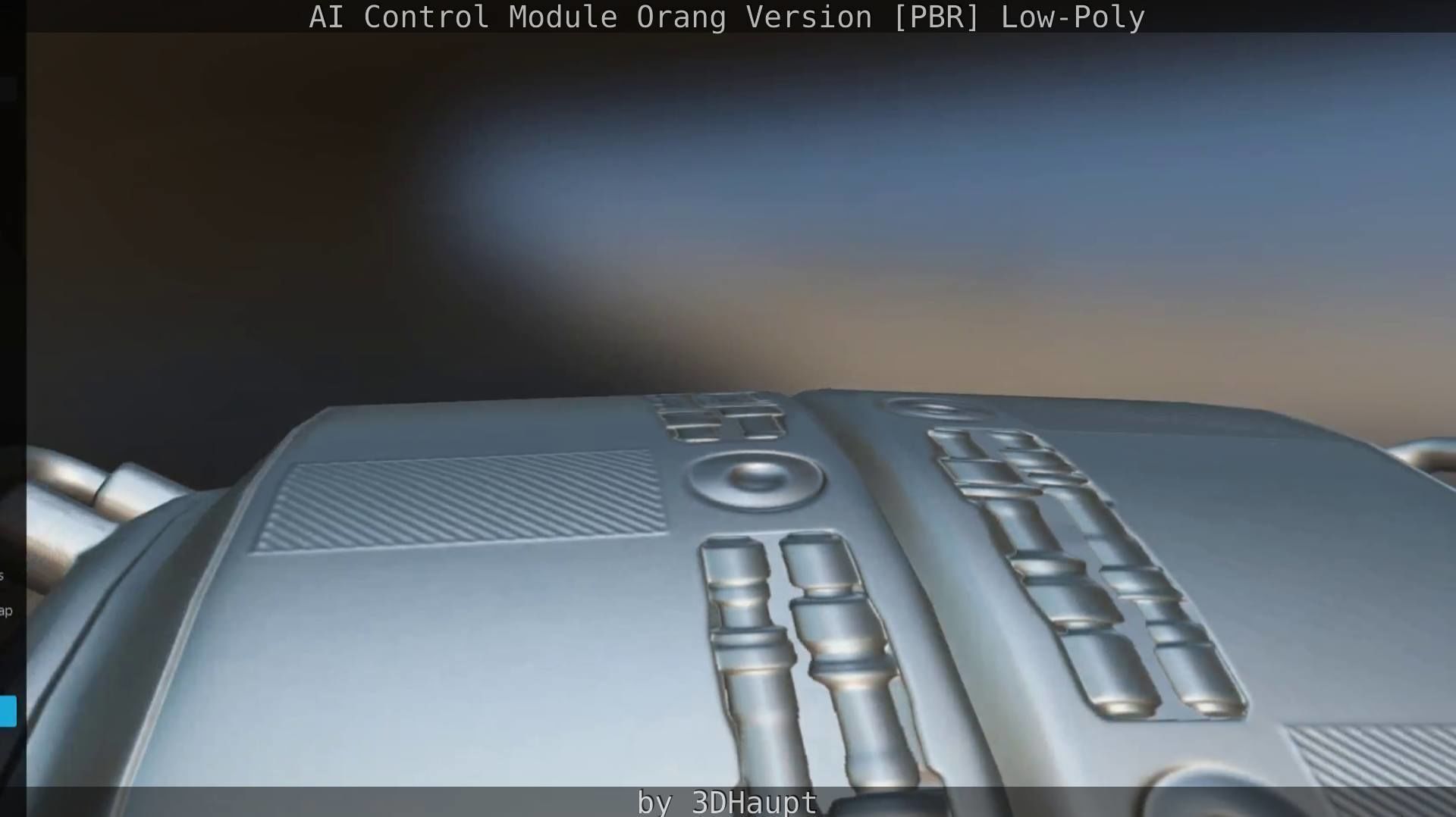 AI Control Module Orang Version Low-poly 3D model_67