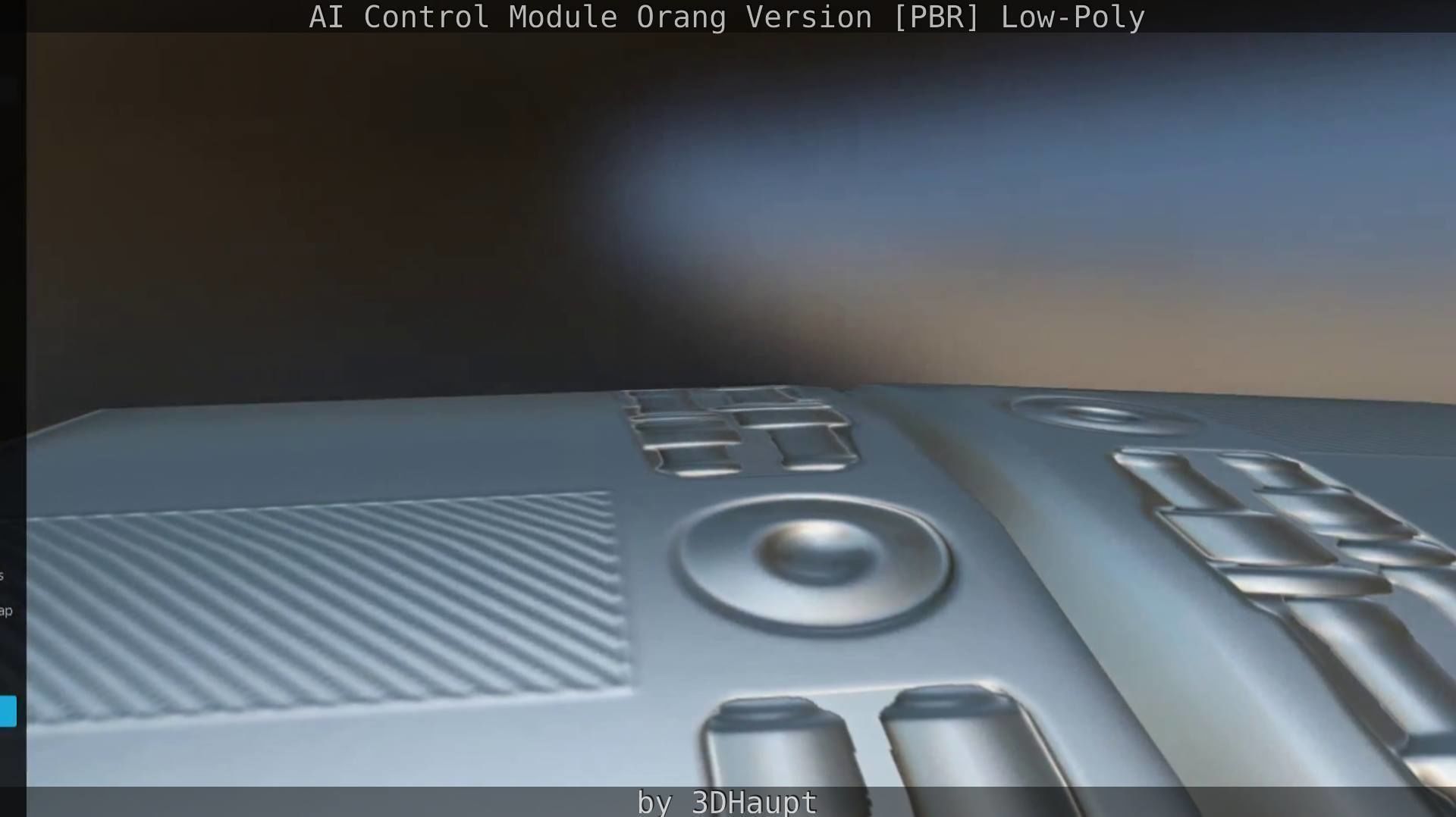 AI Control Module Orang Version Low-poly 3D model_65