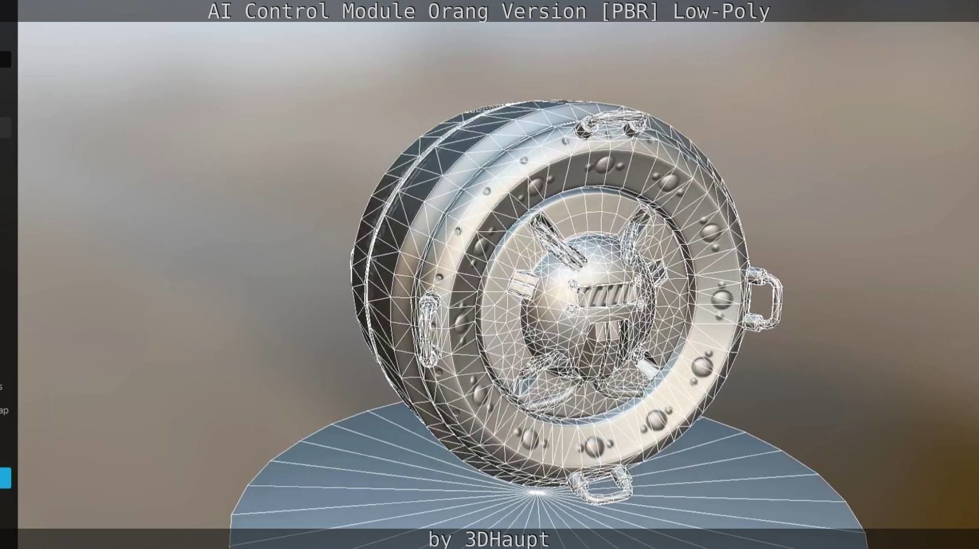 AI Control Module Orang Version Low-poly 3D model_55