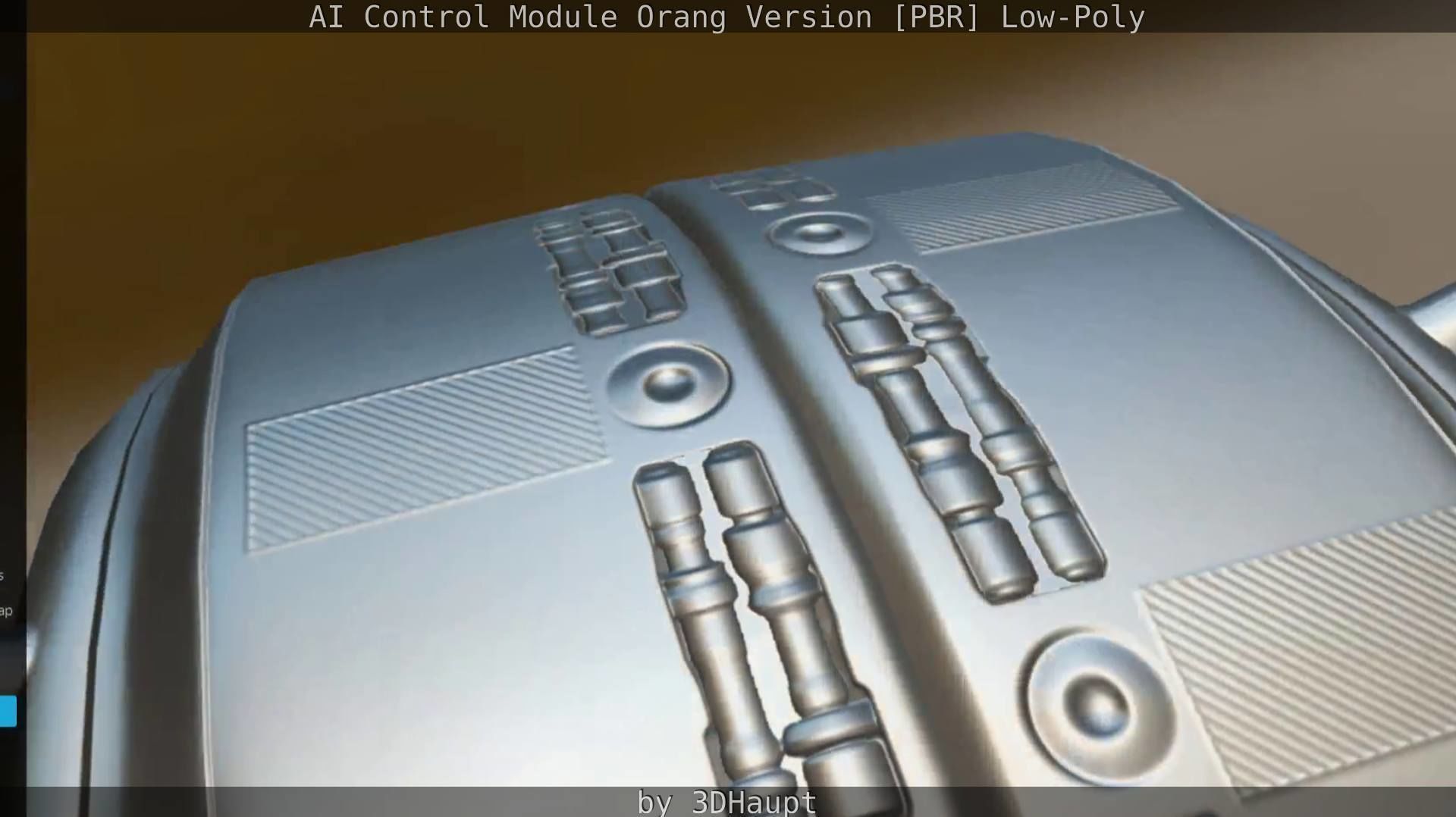 AI Control Module Orang Version Low-poly 3D model_64