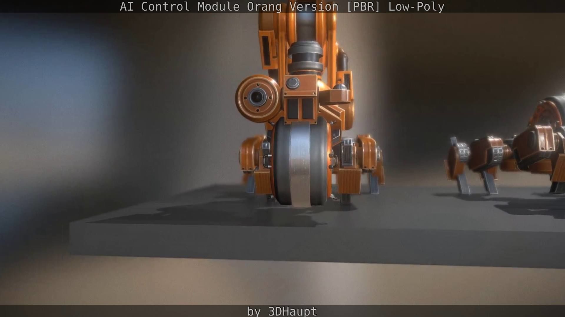 AI Control Module Orang Version Low-poly 3D model_96
