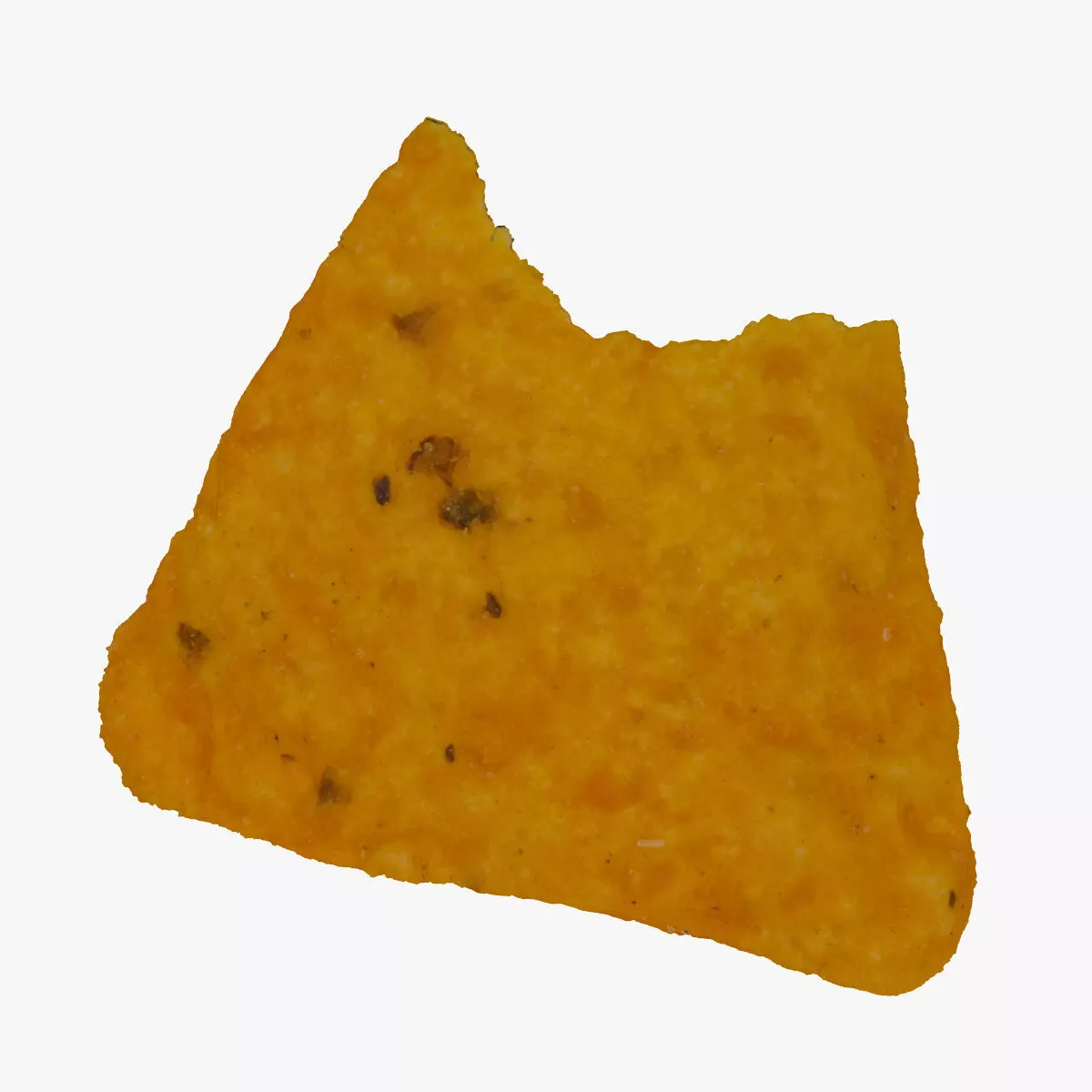 Dorito Taco Cracker 01 Bitten RAW SCAN 3D model