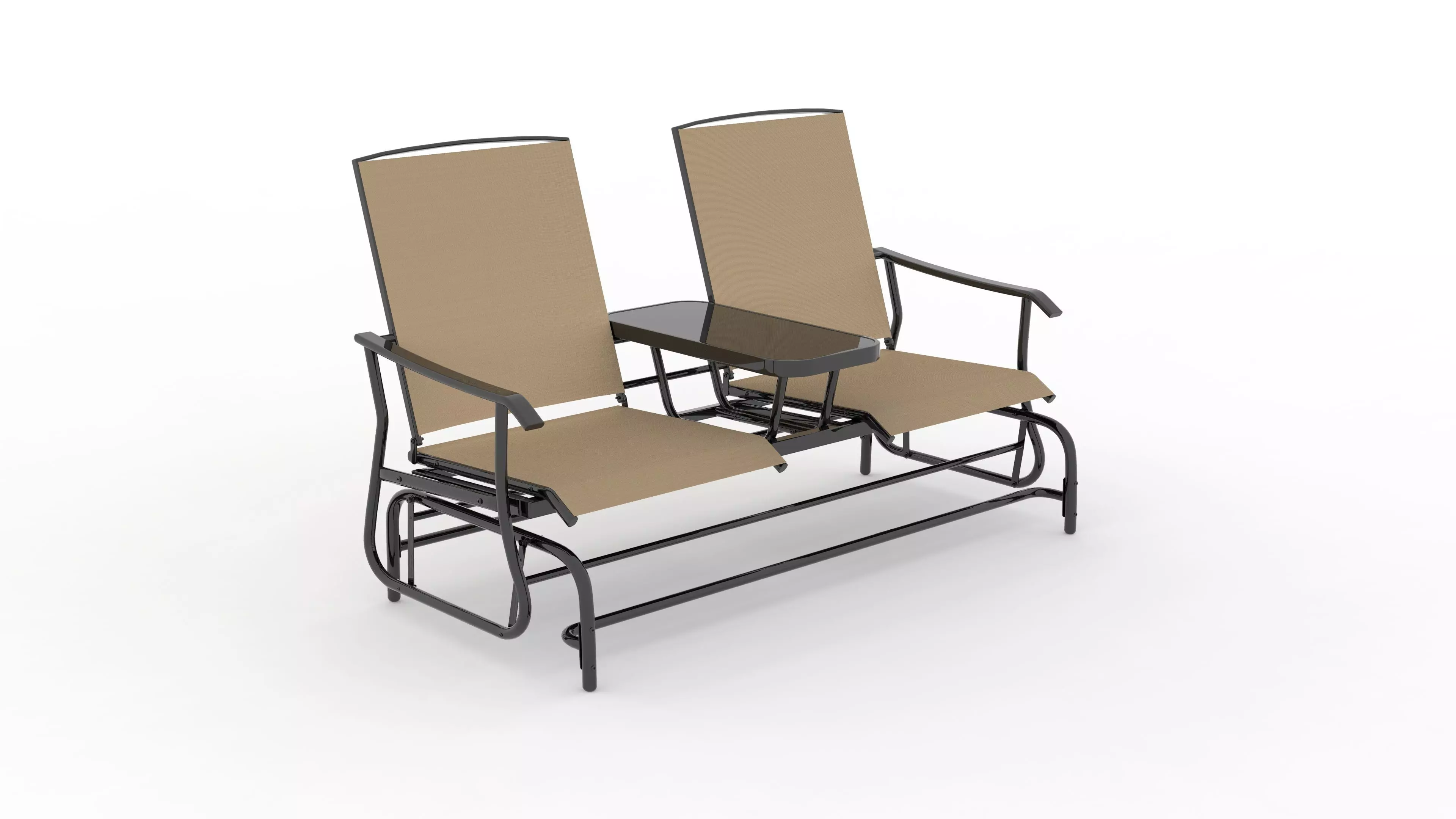 conversation chair Low-poly 3D model