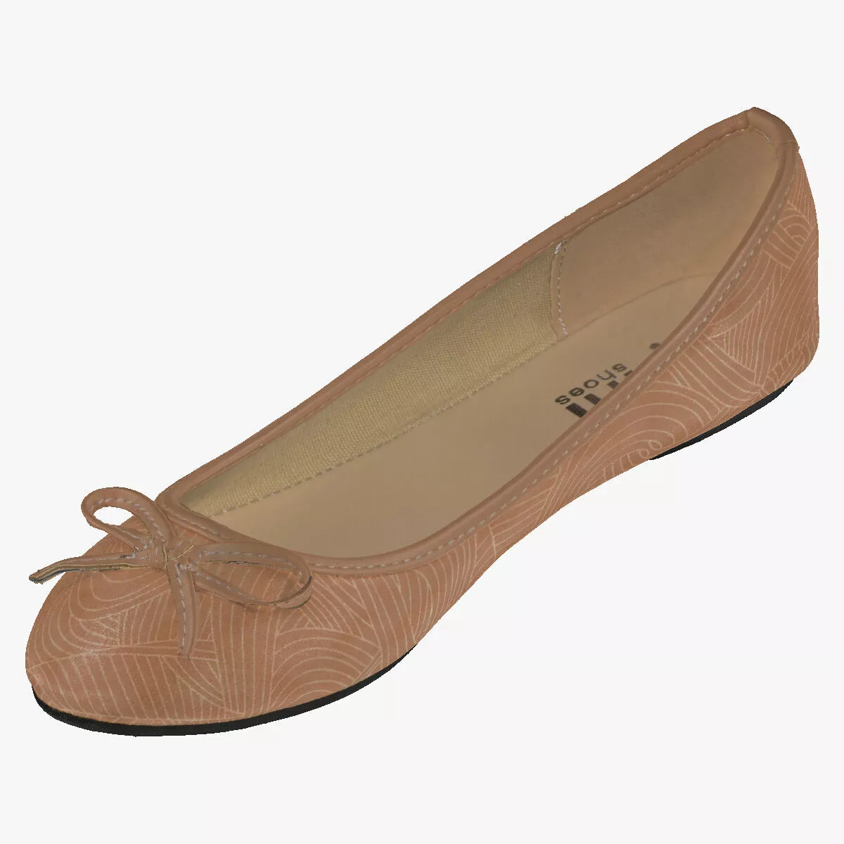 Women Casual Ballerina Shoes 02 RAW SCAN 3D model