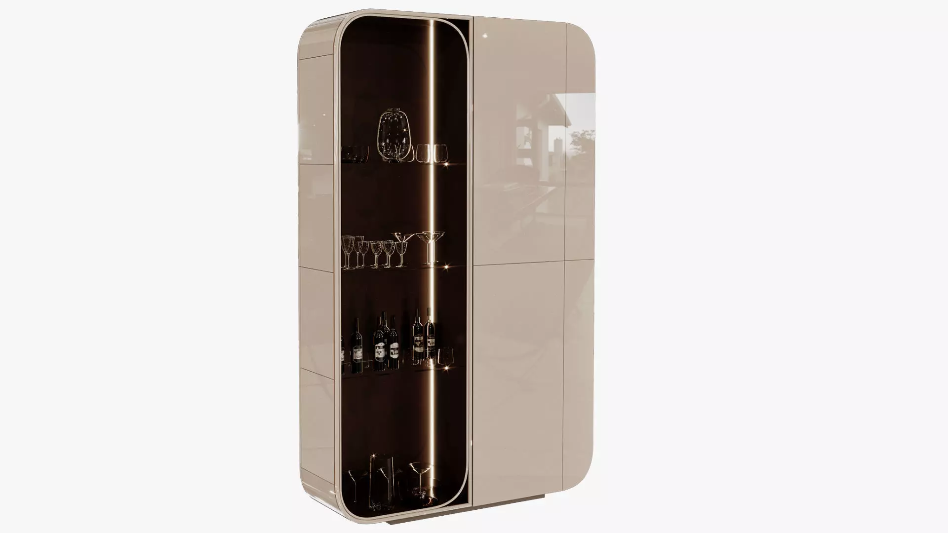 Rack cabinet 3D model