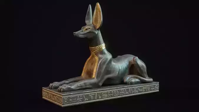 Anubis Statue - Ancient Egyptian Guardian of the Dead
