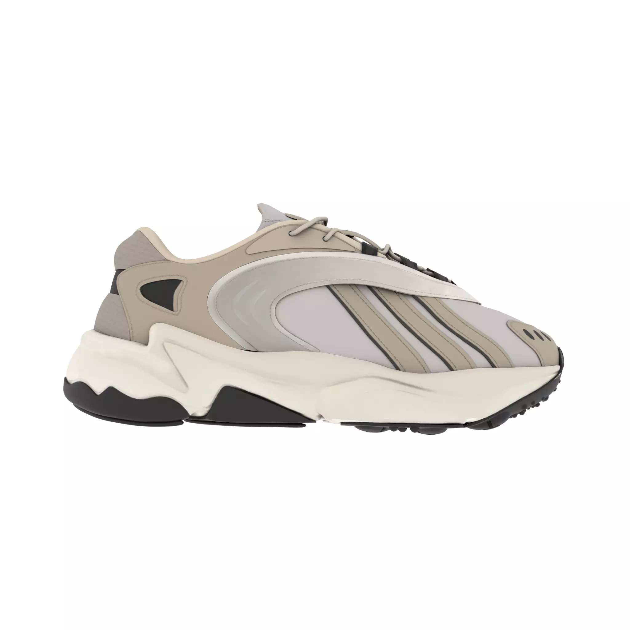 Adidas Oztral Beige Low-poly 3D model