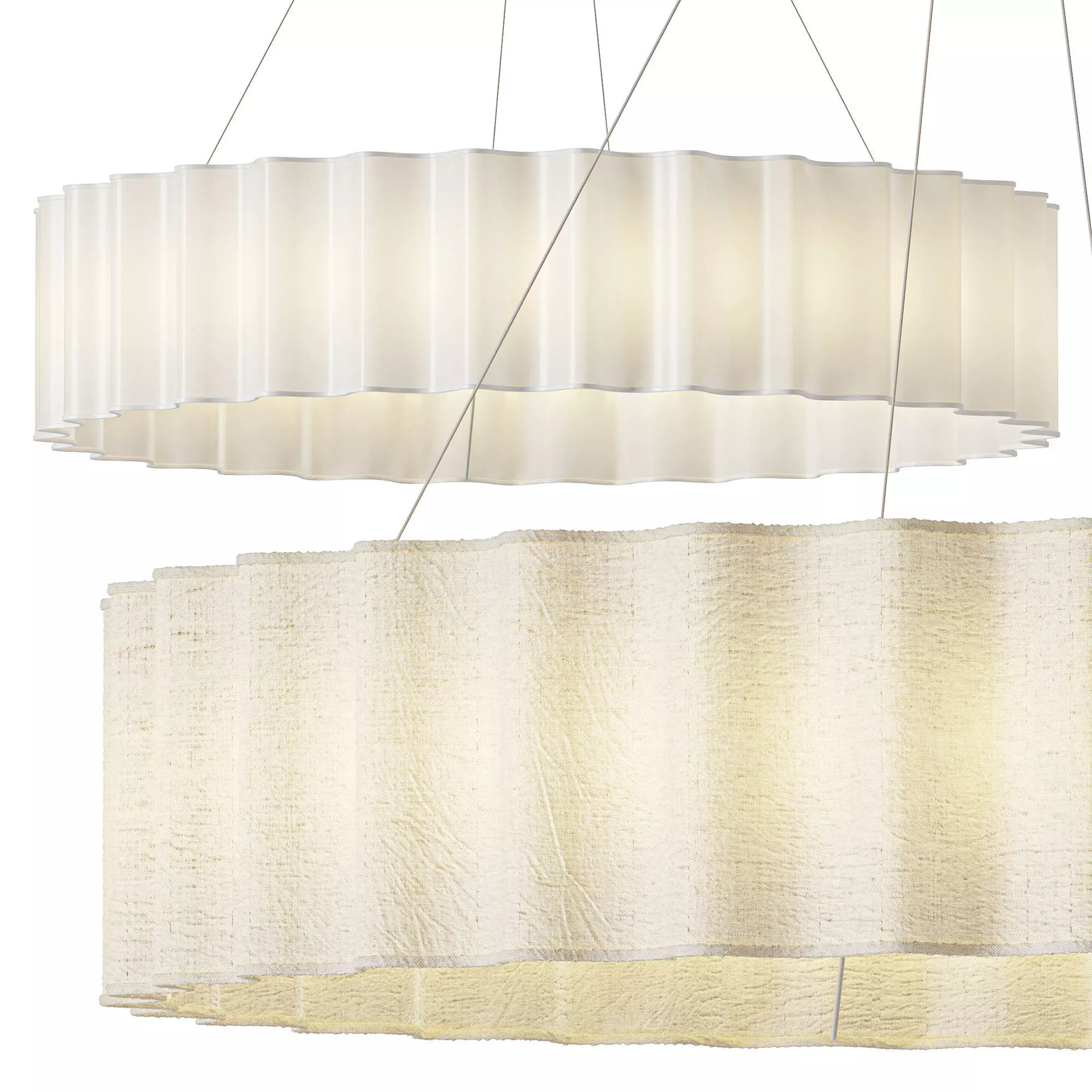 Hibride Design Ripple Halo Pendant 3D model
