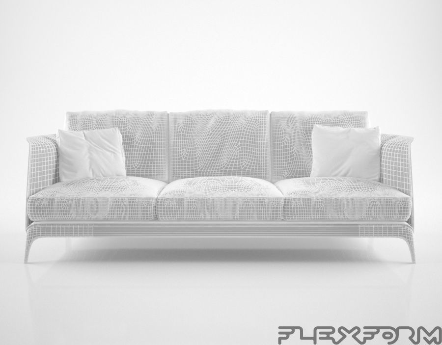 Flexform Isabel Sofa 3D model_4