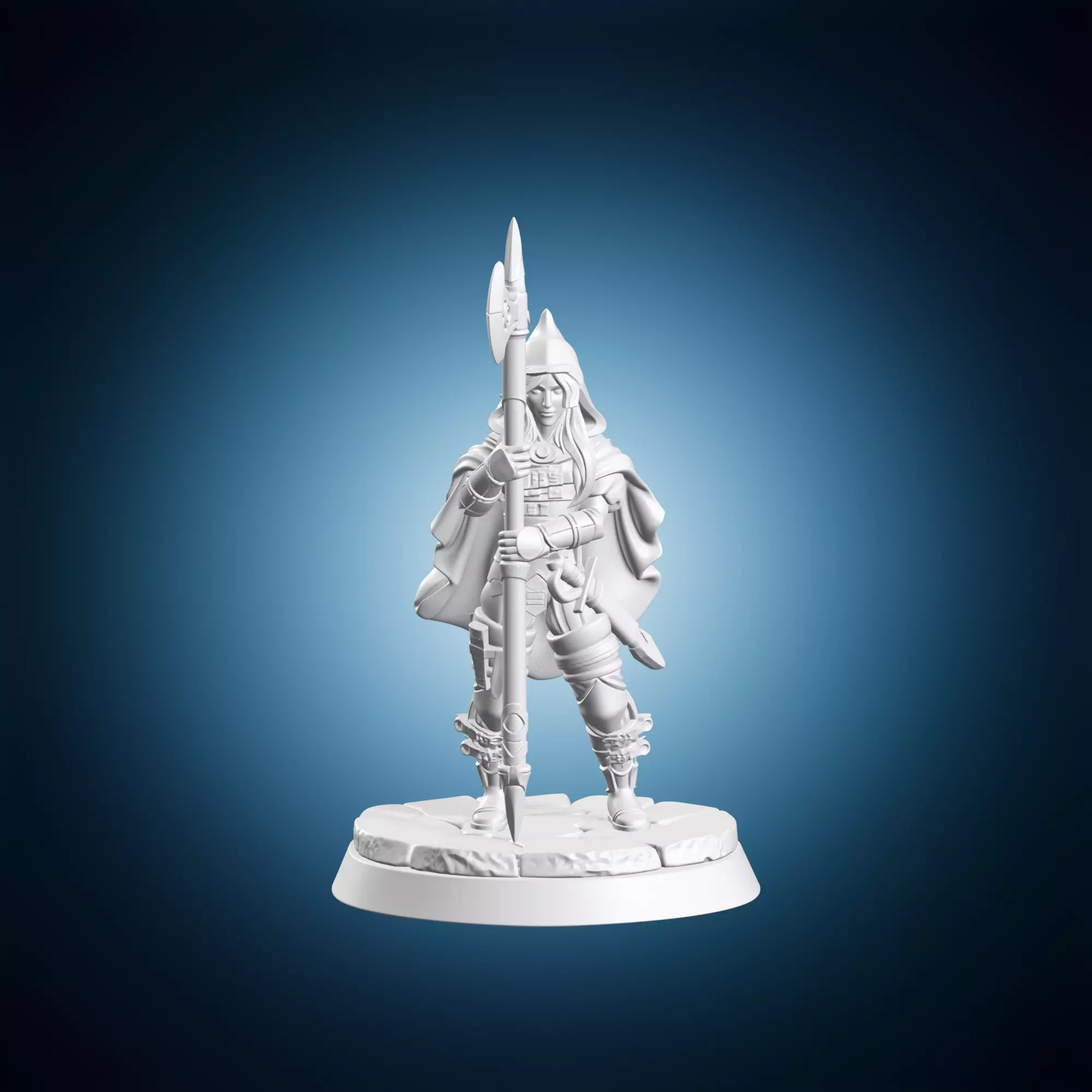 Vampire Hunters Rotkappchen Fantasy Miniature 3D print model