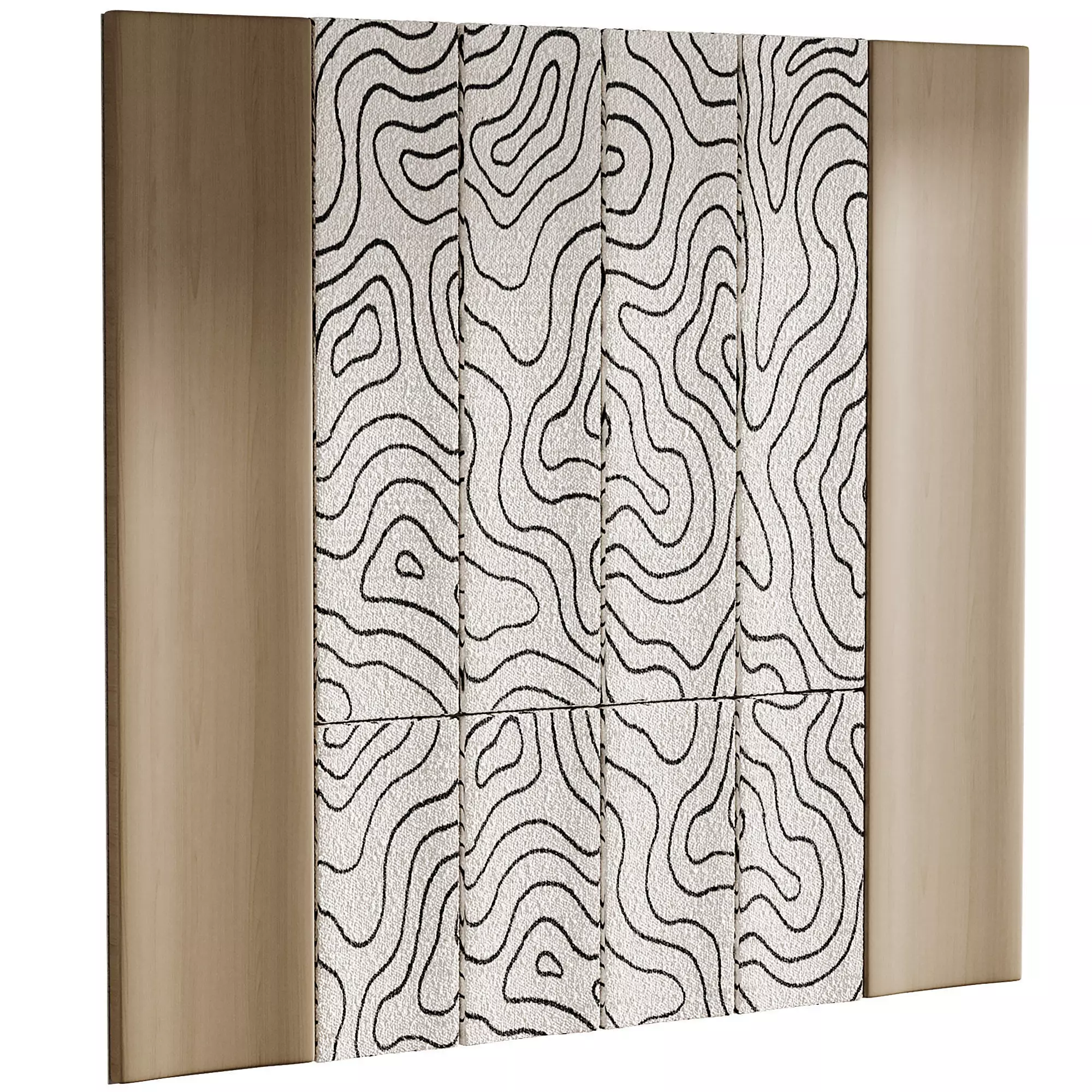 Wall Panel 01 Low-poly 3D model