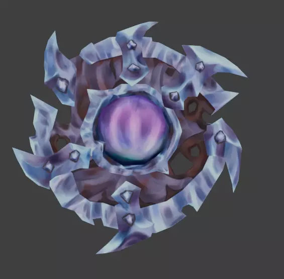 shield Low-poly 3D model
