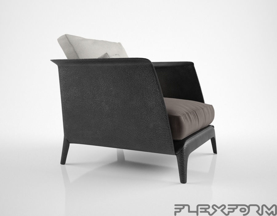Flexform Isabel Armchair 3D model_2