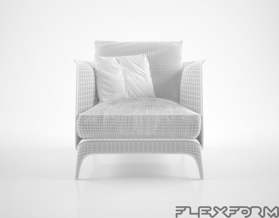 Flexform Isabel Armchair 3D model_4