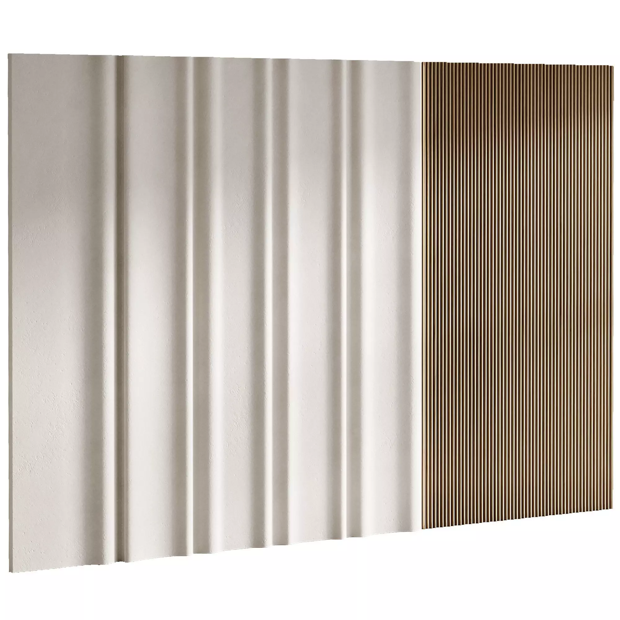 Wall Panel 07 Low-poly 3D model