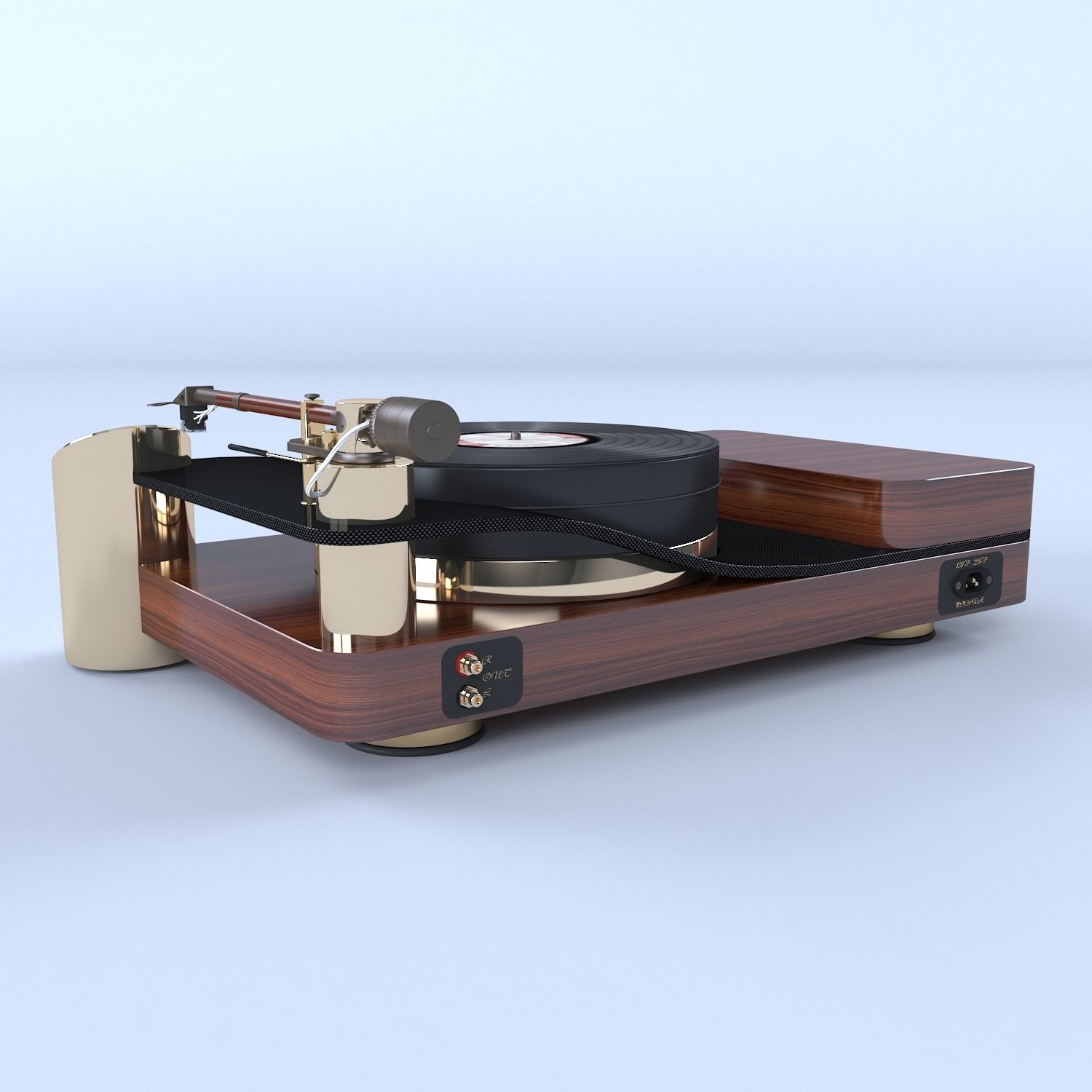 Turntable 3D model_3