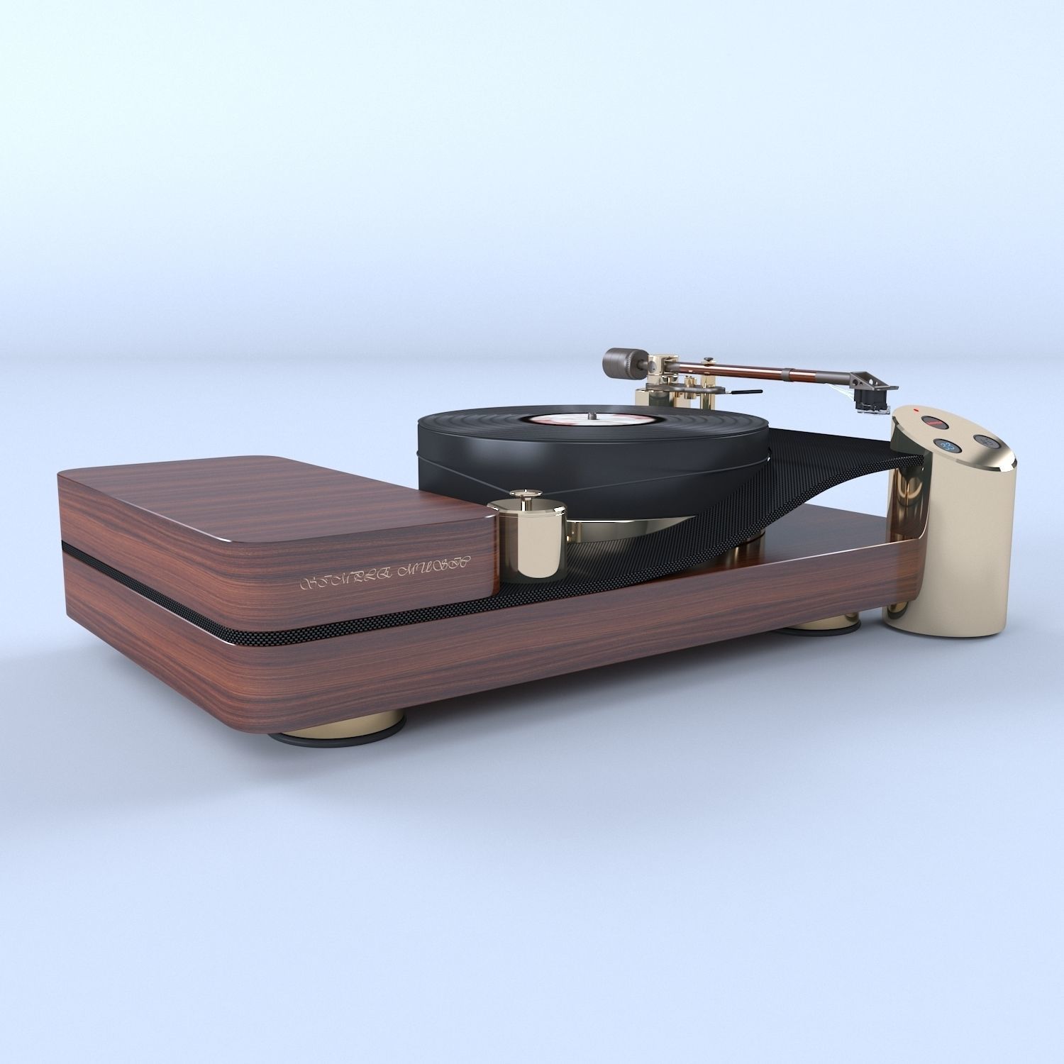 Turntable 3D model_1