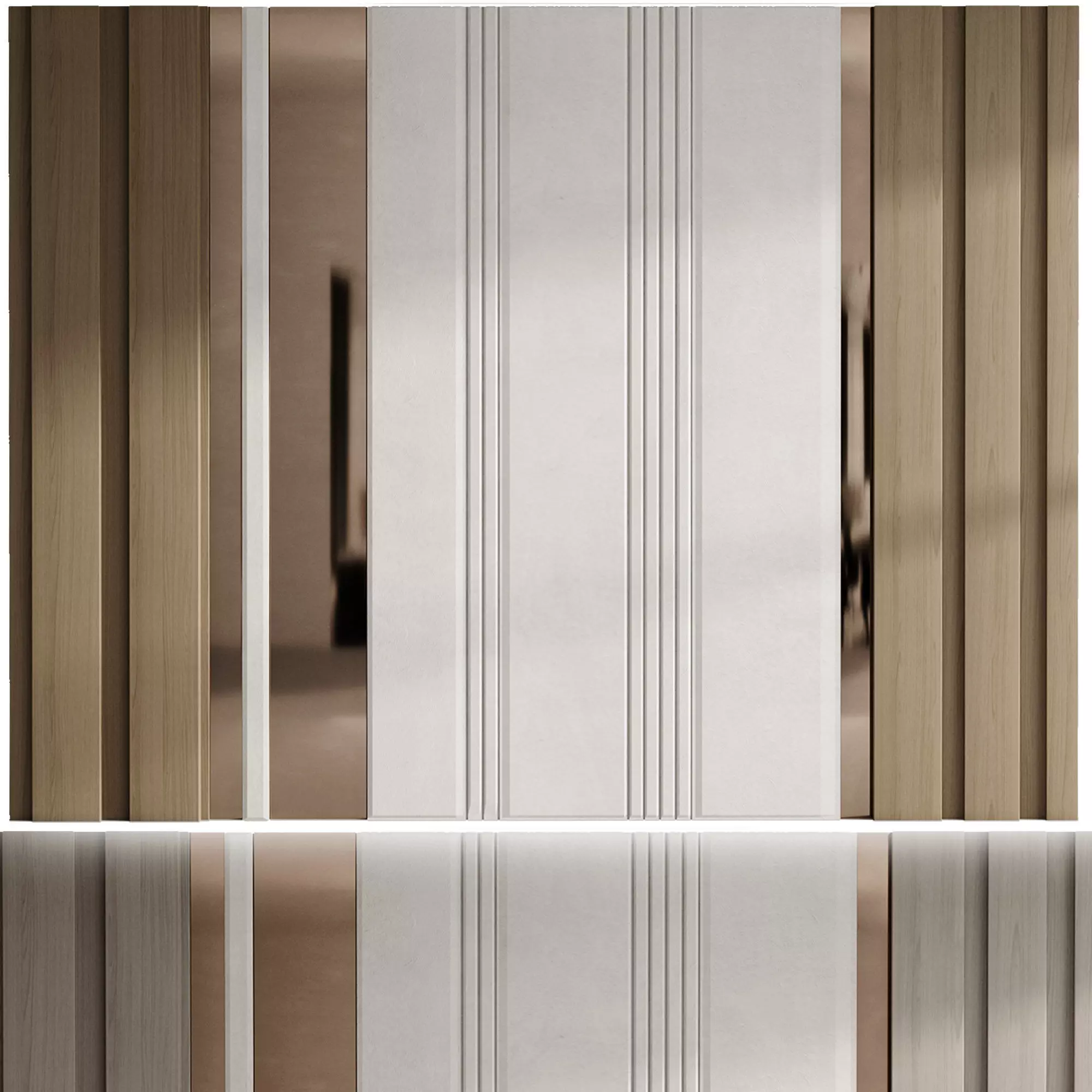 Wall Panel 03 Low-poly 3D model