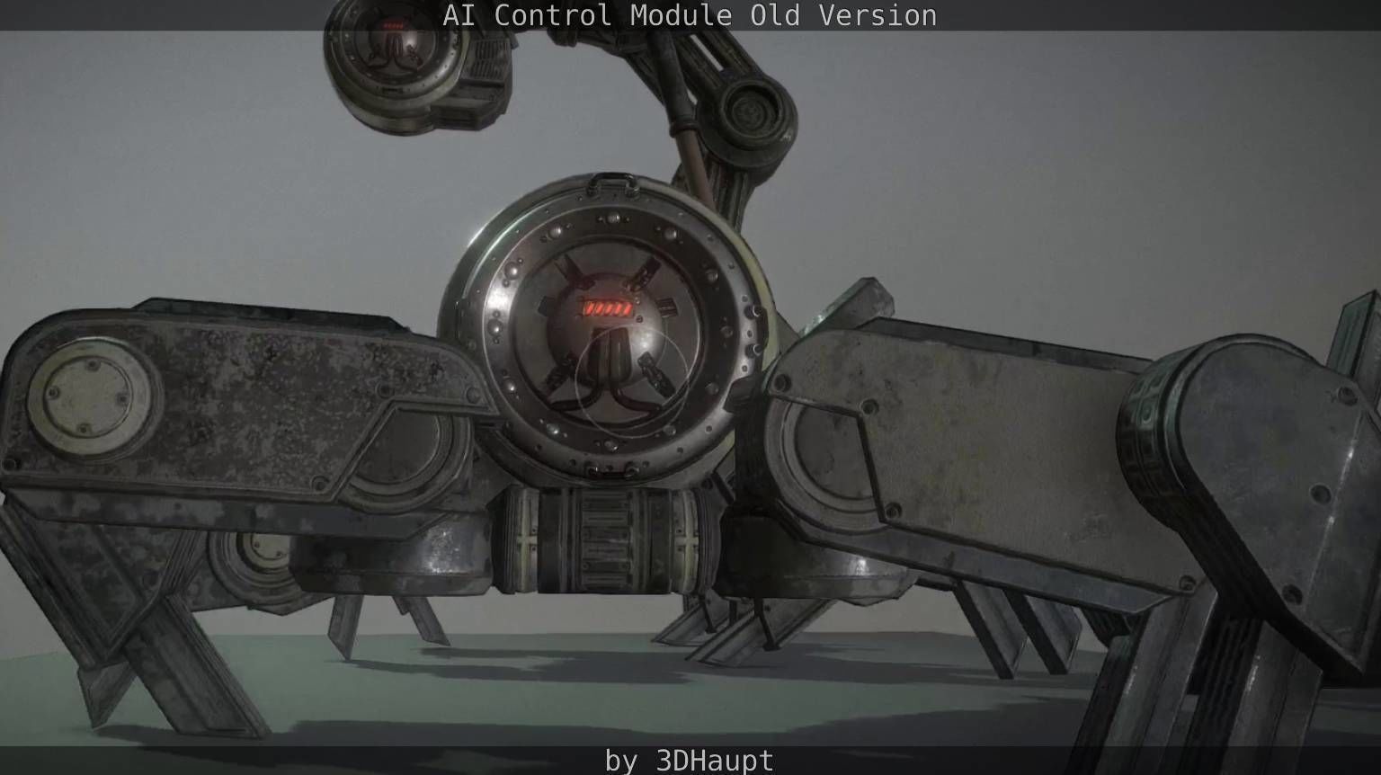 AI Control Module Old Version Low-poly 3D model_48