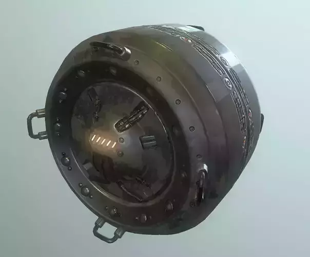 AI Control Module Old Version Low-poly 3D model