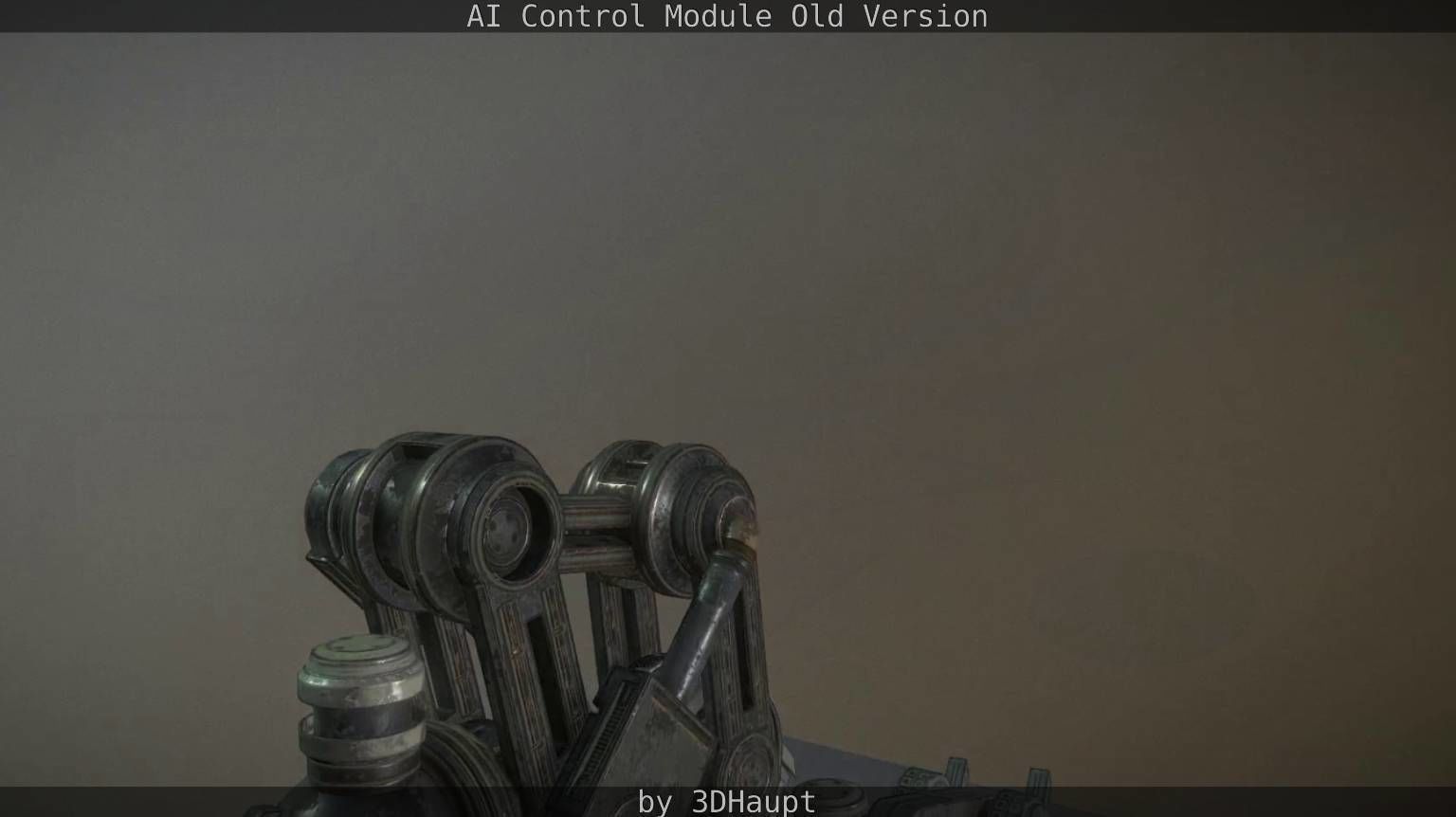 AI Control Module Old Version Low-poly 3D model_54