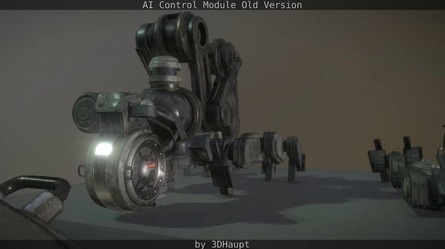 AI Control Module Old Version Low-poly 3D model_62