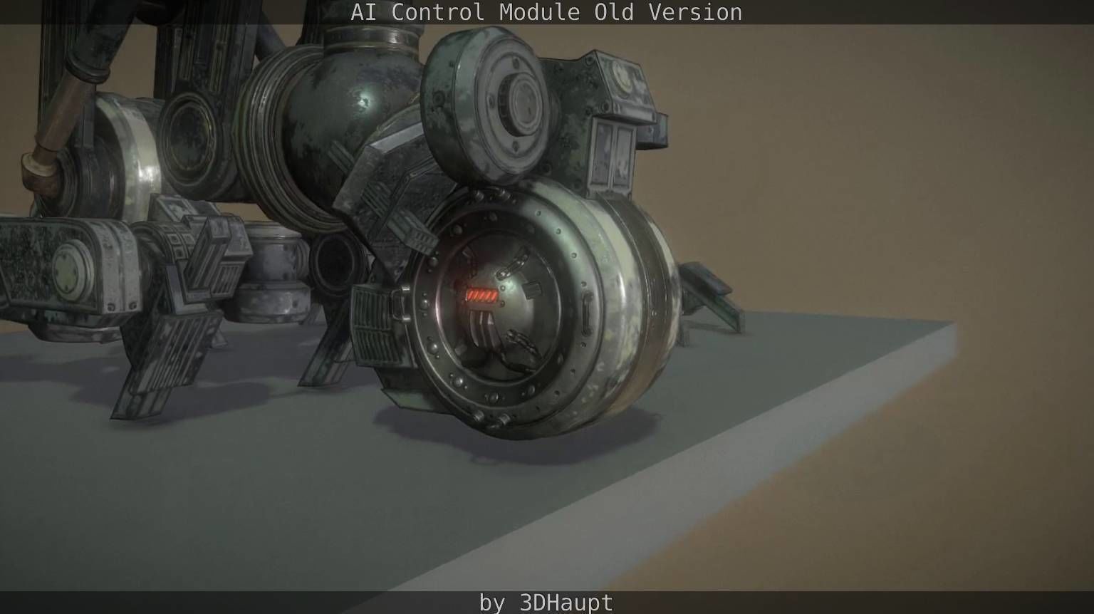 AI Control Module Old Version Low-poly 3D model_61