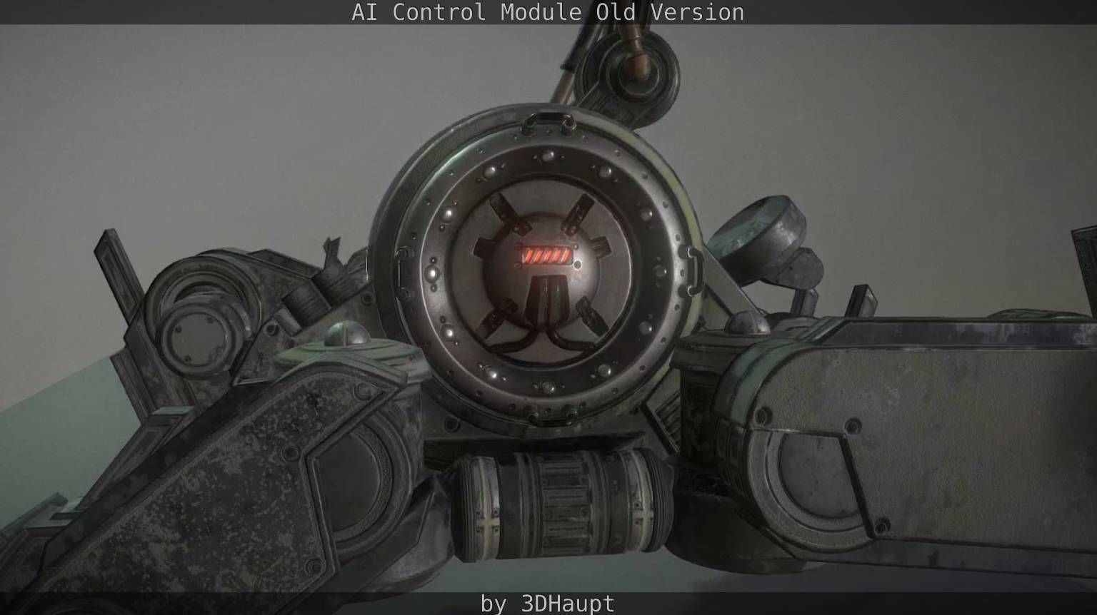 AI Control Module Old Version Low-poly 3D model_49