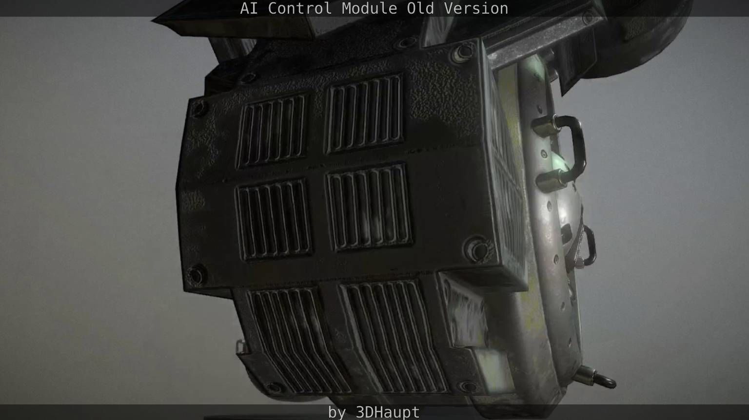 AI Control Module Old Version Low-poly 3D model_58