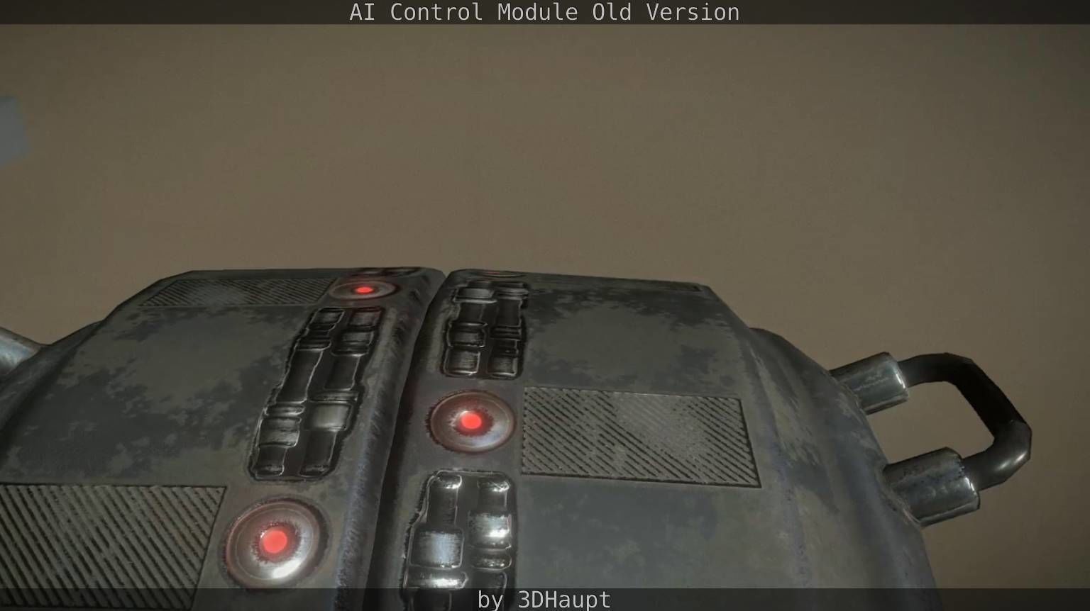 AI Control Module Old Version Low-poly 3D model_23