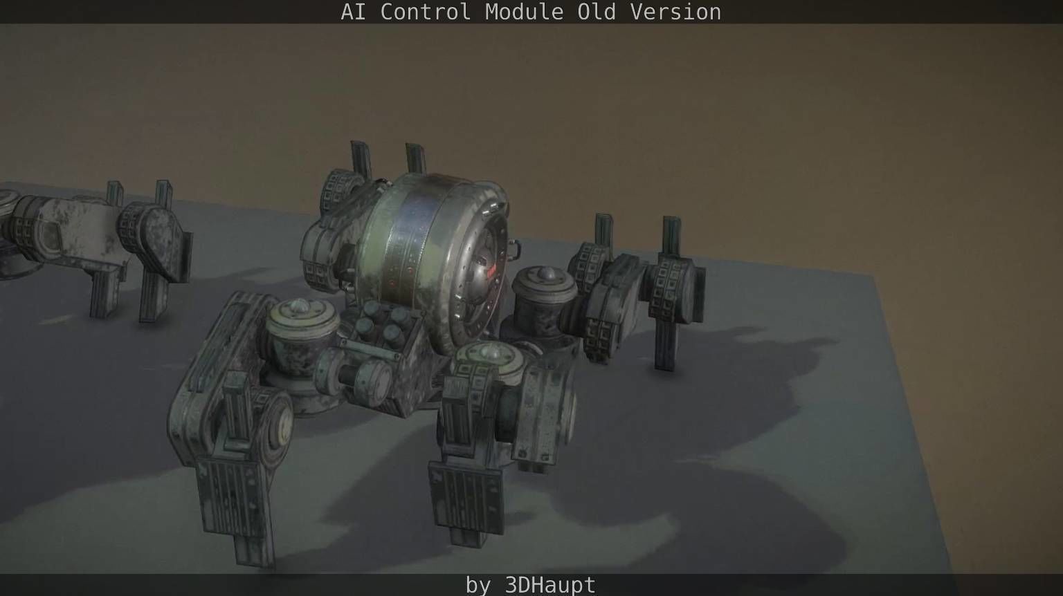 AI Control Module Old Version Low-poly 3D model_53
