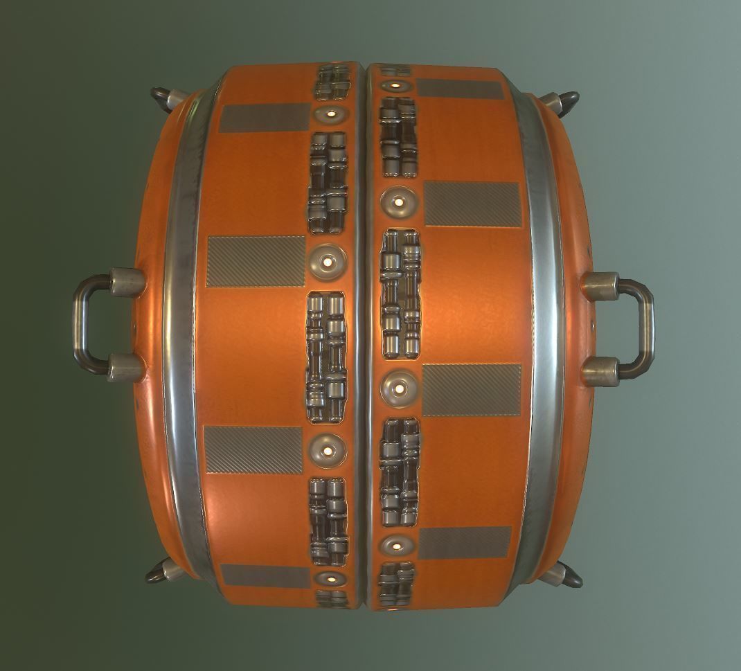 AI Control Module Collection Low-poly 3D model_79