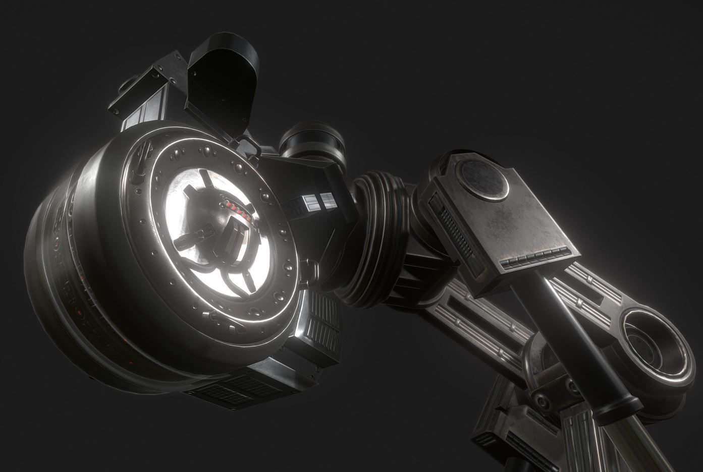 AI Control Module Collection Low-poly 3D model_15