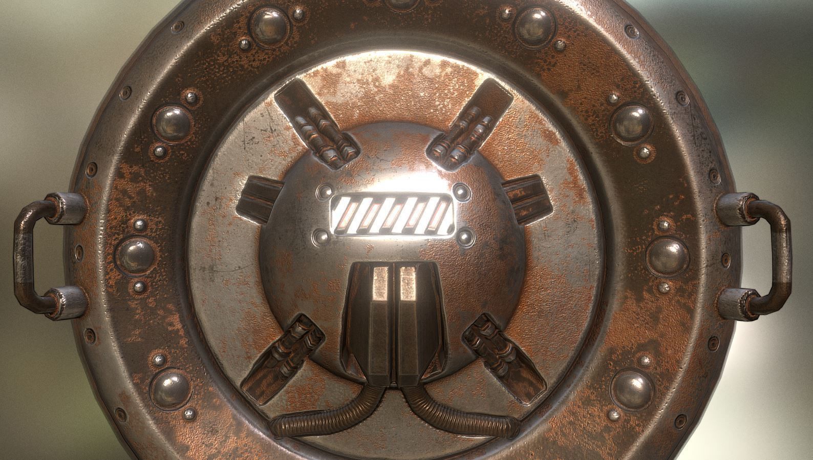 AI Control Module Collection Low-poly 3D model_27