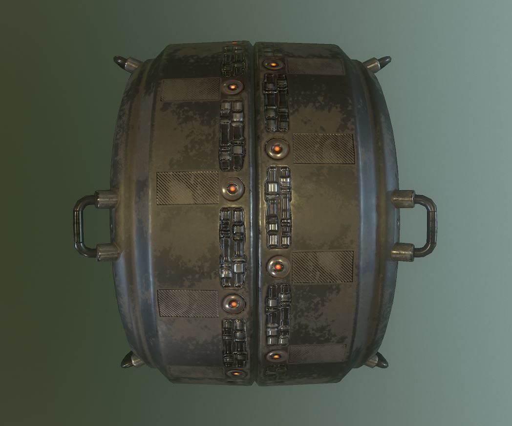 AI Control Module Collection Low-poly 3D model_59