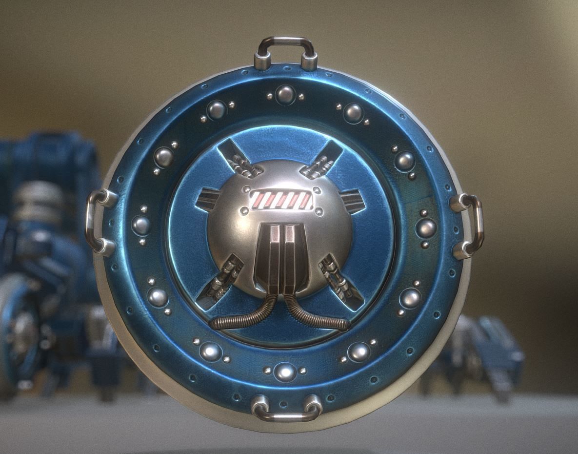 AI Control Module Collection Low-poly 3D model_53