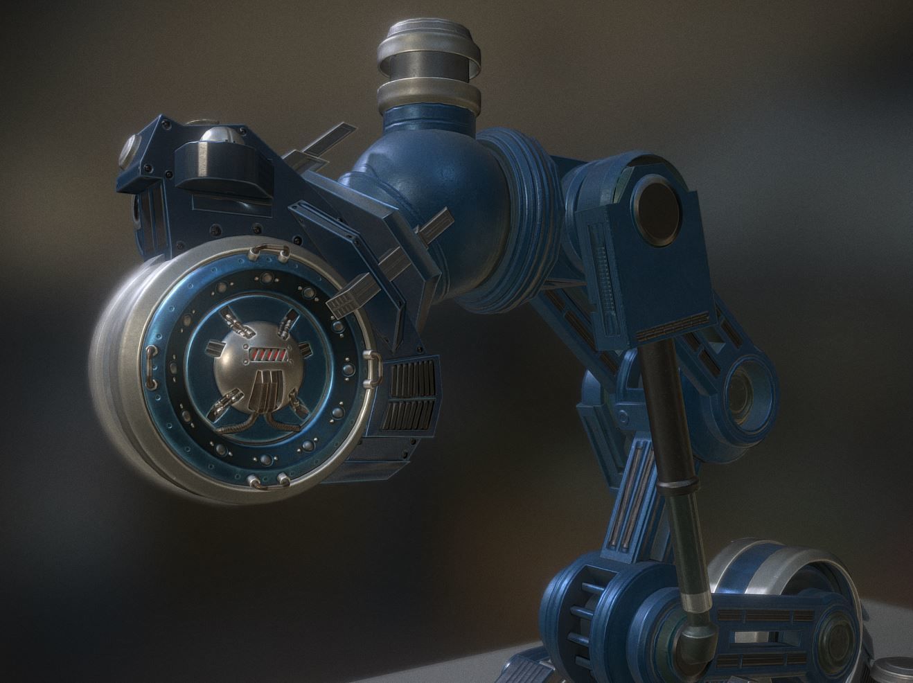 AI Control Module Collection Low-poly 3D model_44