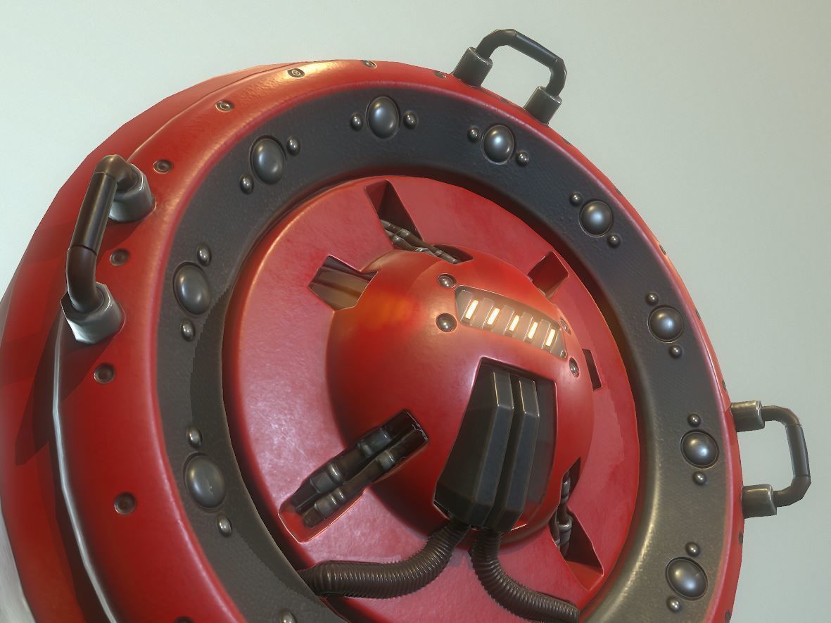 AI Control Module Collection Low-poly 3D model_61