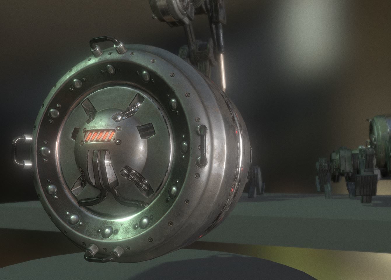 AI Control Module Collection Low-poly 3D model_72