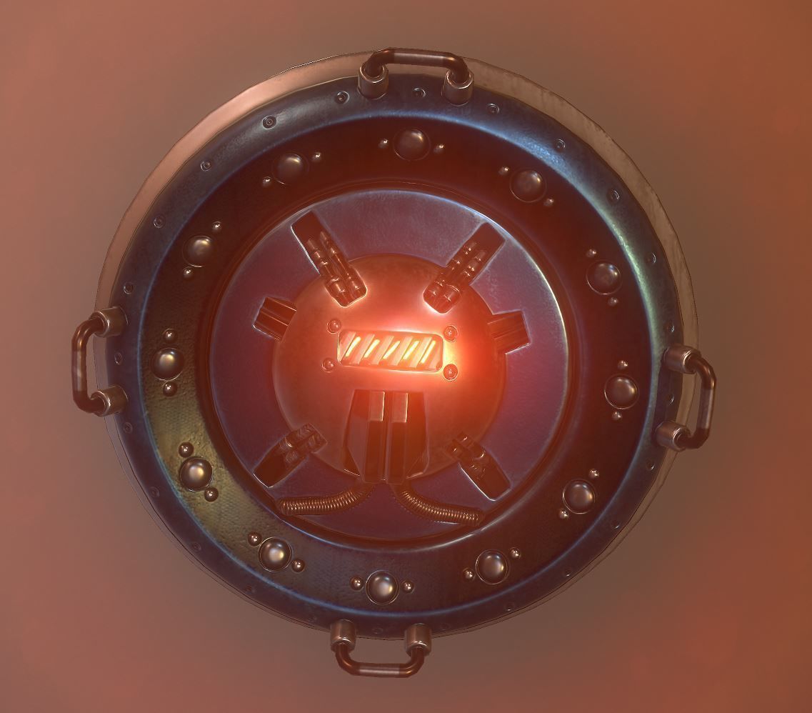 AI Control Module Collection Low-poly 3D model_40