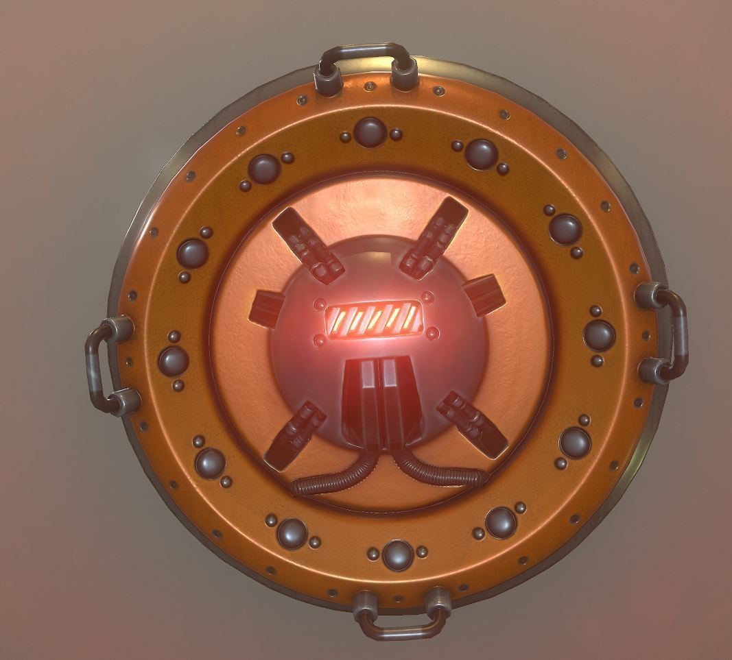 AI Control Module Collection Low-poly 3D model_23