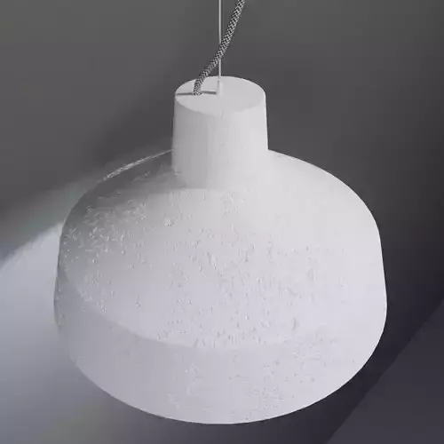 Gypsum Lamp Low-poly 3D model
