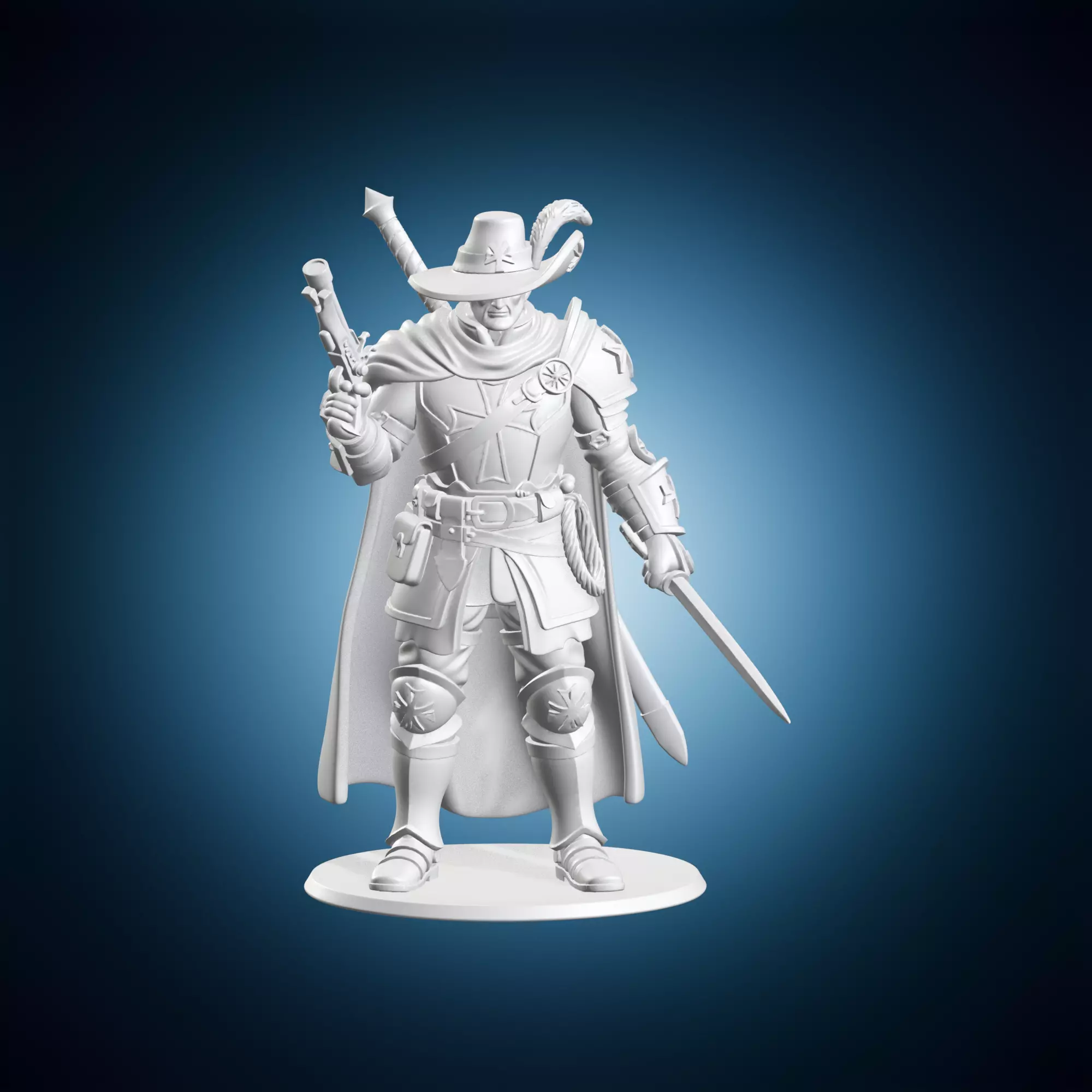 Witch Hunter Inquisitor Pistol 3D print model