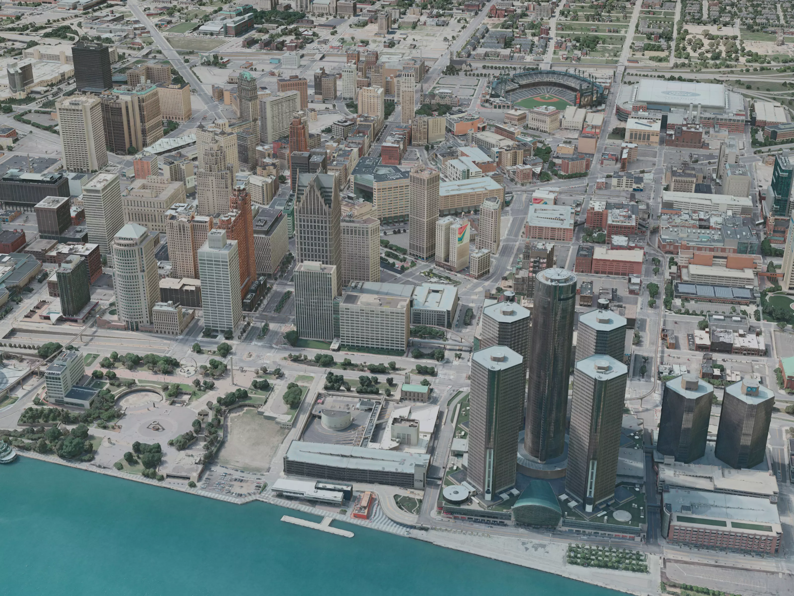 Detroit City 3D model